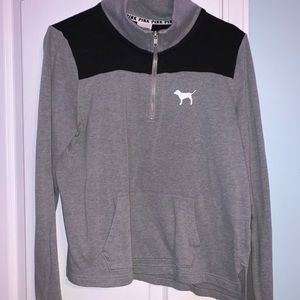 victoria’s secret pink quarter zip